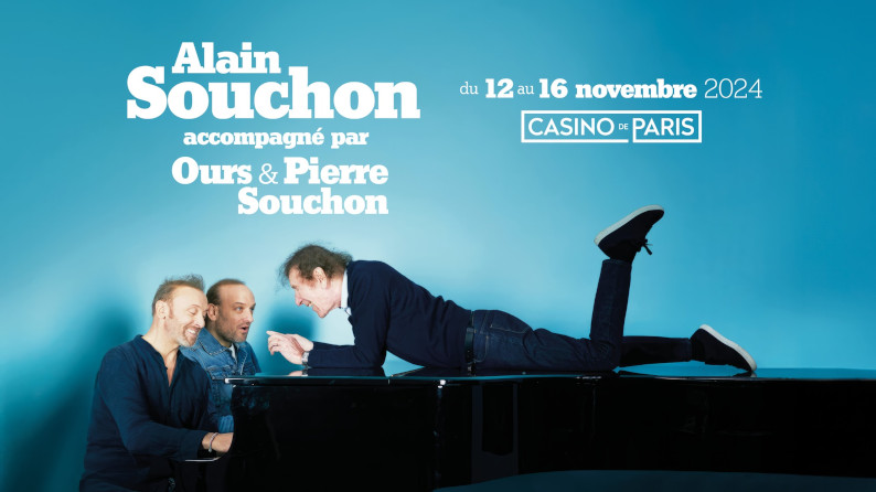 Alain Souchon accompagné par Ours & Pierre Souchon en concert